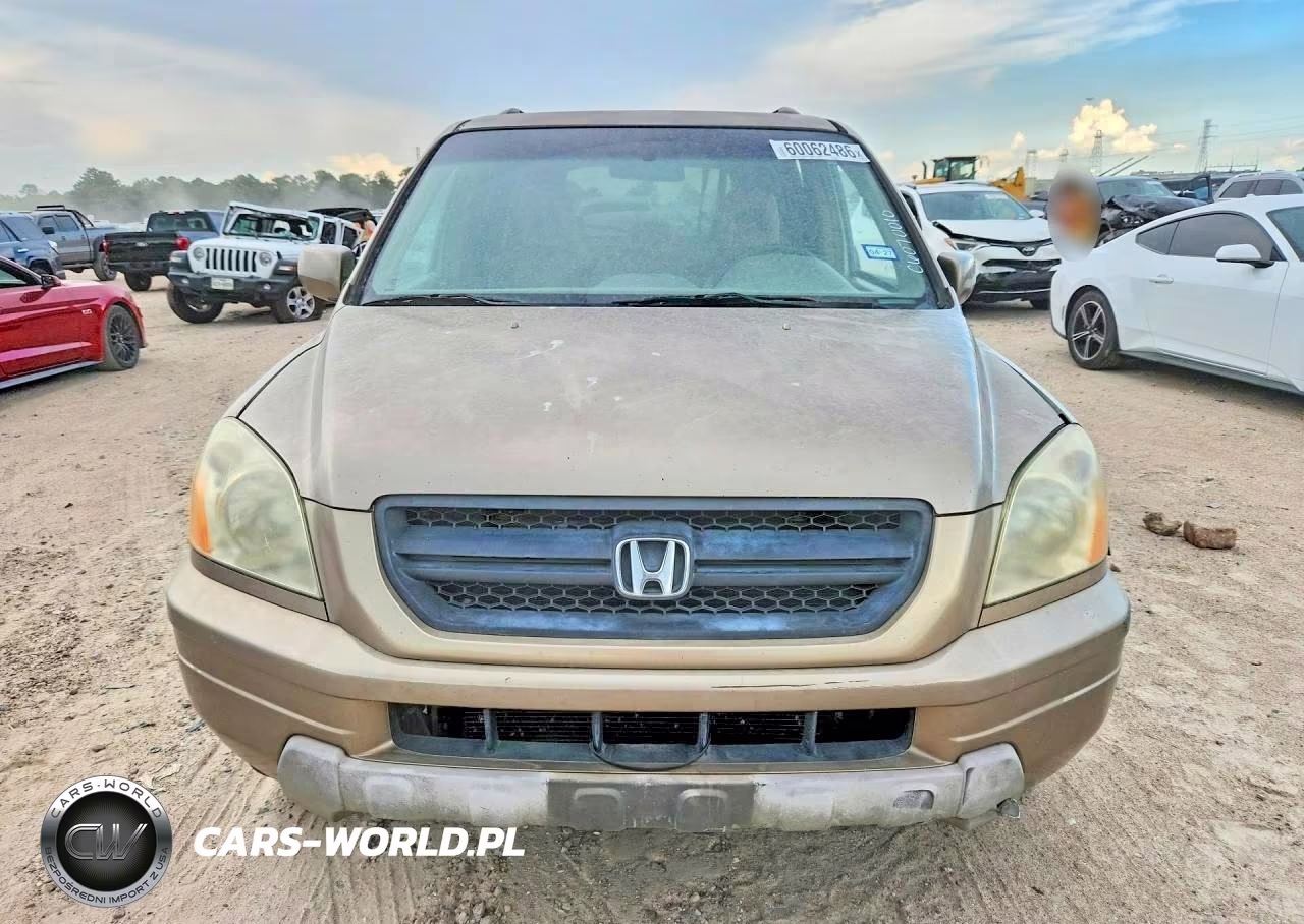 2004 Honda Pilot Exl VIN:2HKYF18764H608011 - 5