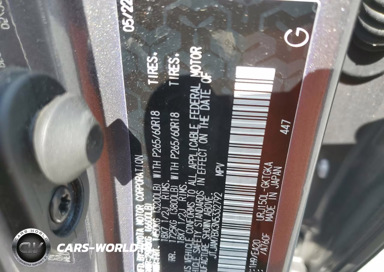 2022 Lexus Gx 460 VIN:JTJAM7BX3N5332792 - 13