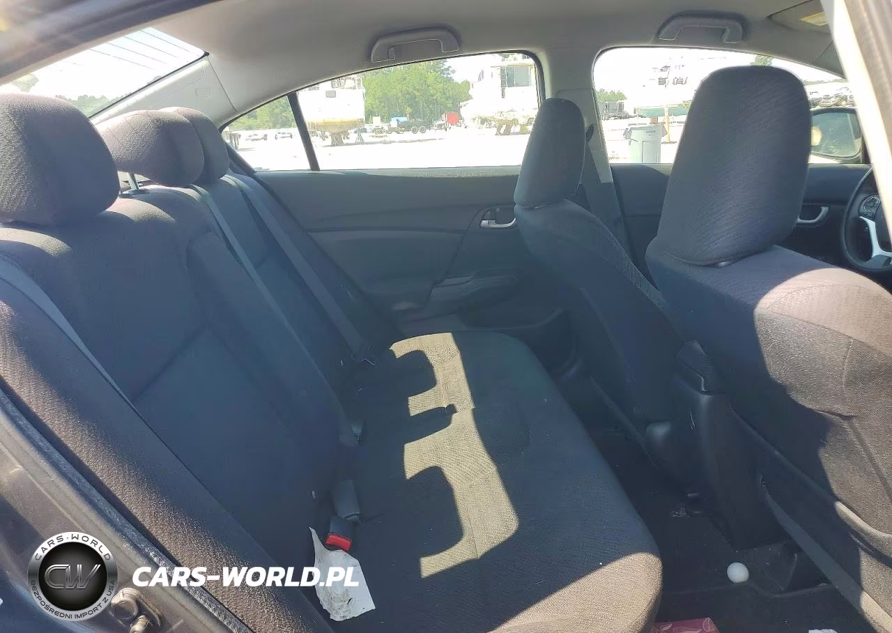 2013 Honda Civic Lx VIN:19XFB2F57DE210434 - 10
