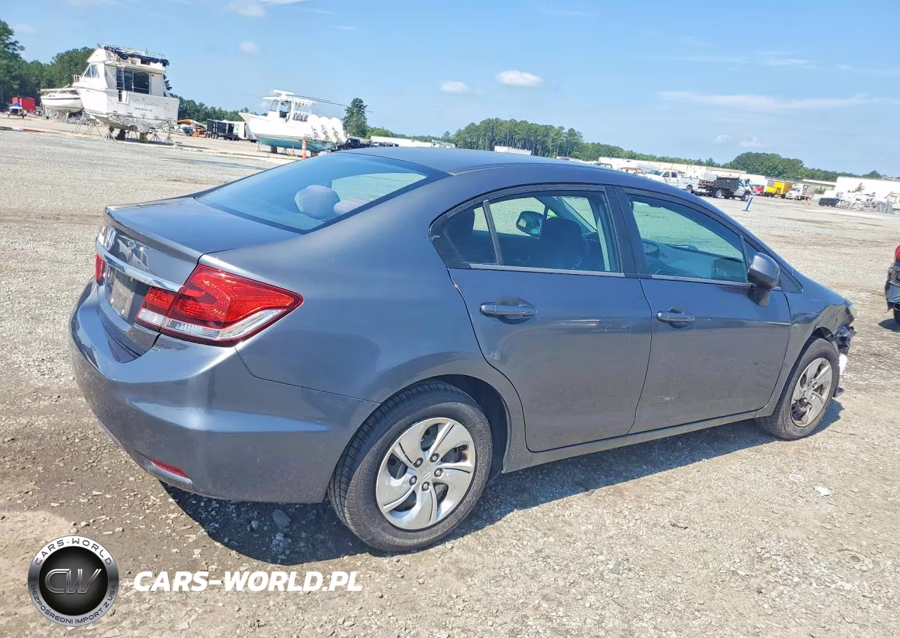2013 Honda Civic Lx VIN:19XFB2F57DE210434 - 3