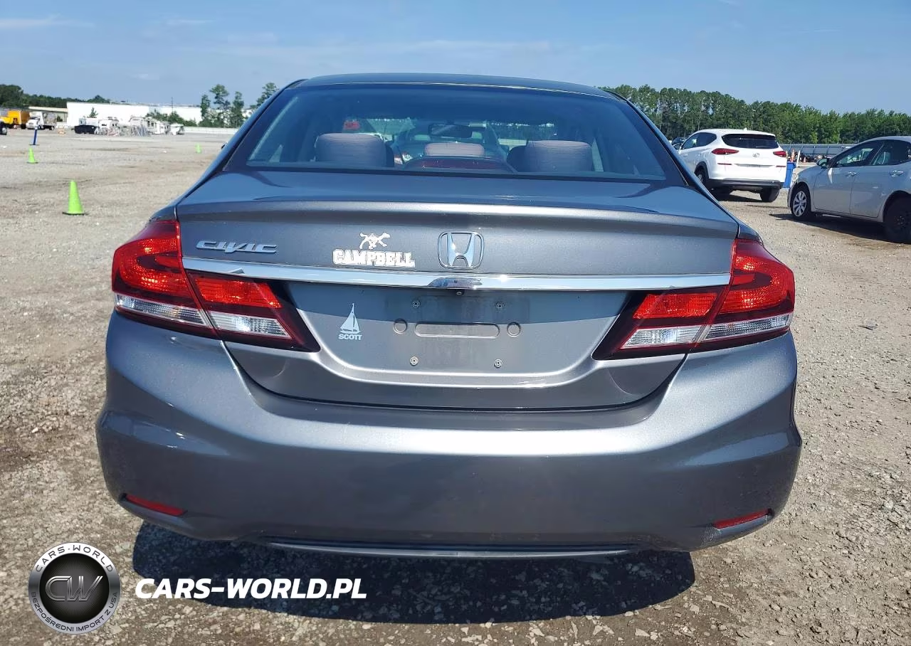 2013 Honda Civic Lx VIN:19XFB2F57DE210434 - 6