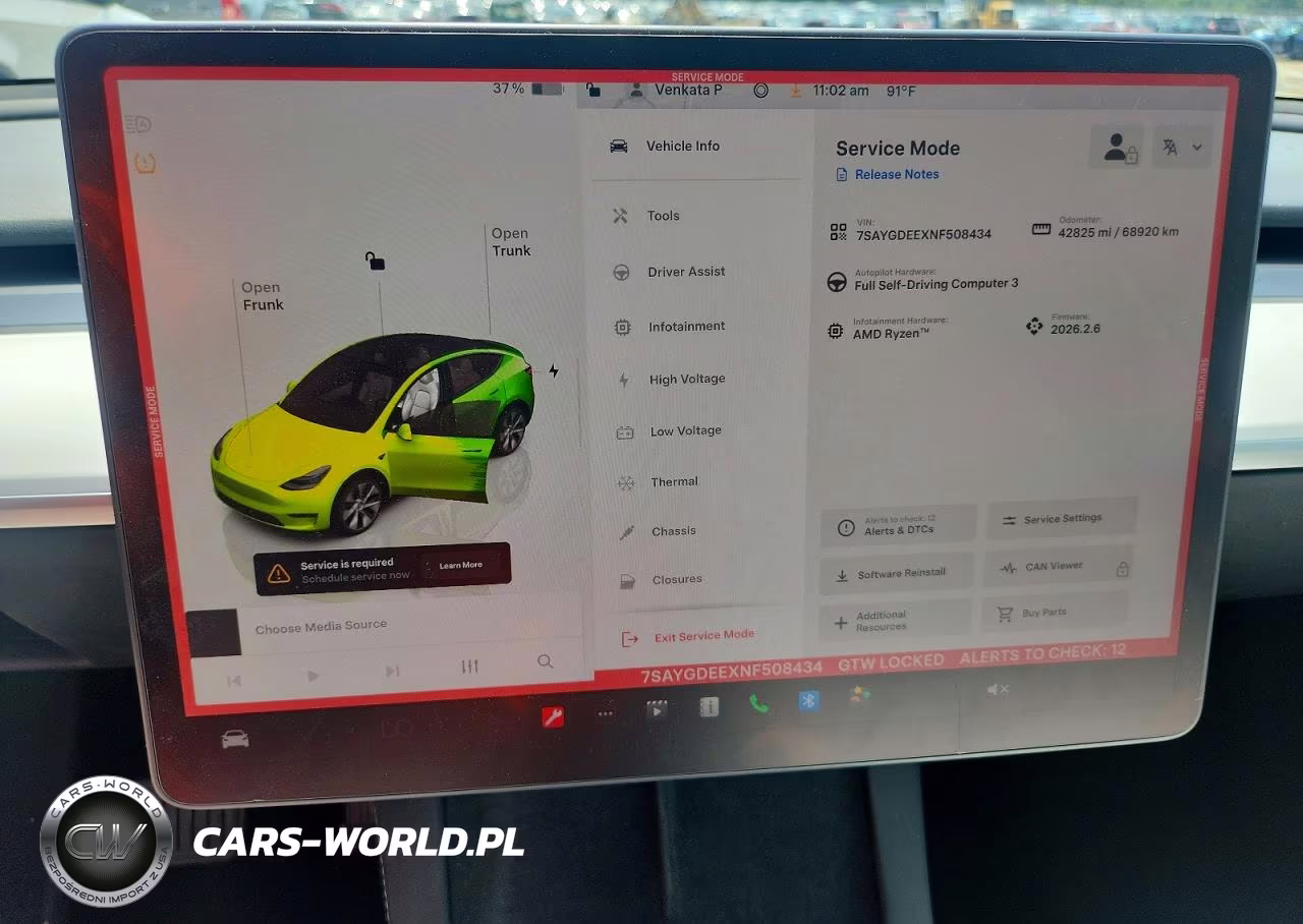 2022 Tesla Model Y VIN:7SAYGDEEXNF508434 - 9