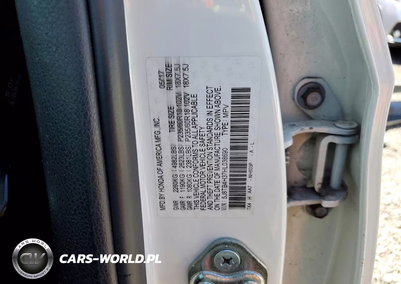 2017 Acura Rdx VIN:5J8TB4H37HL038690 - 14