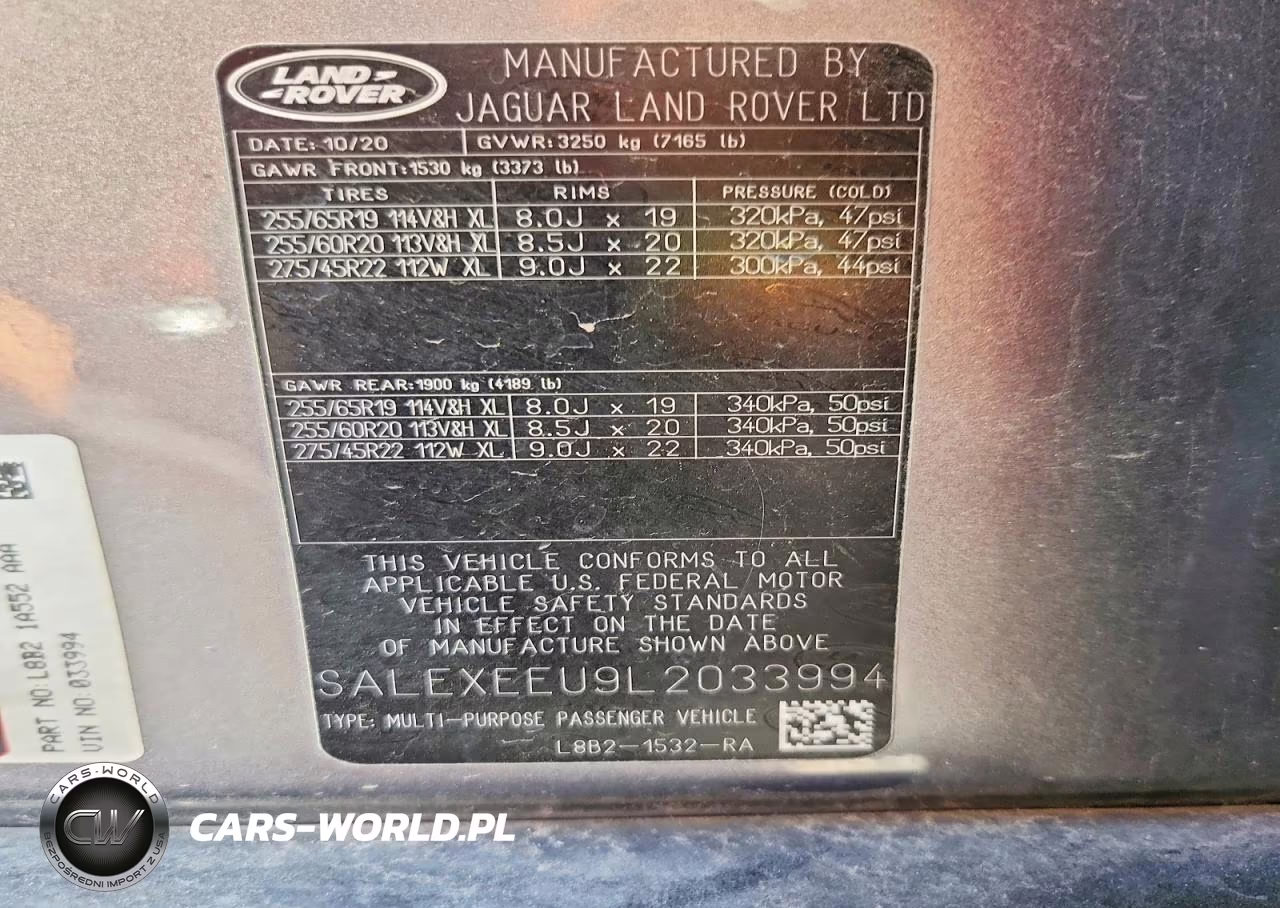 2020 Land Rover Defender 110 Base VIN:SALEXEEU9L2033994 - 13