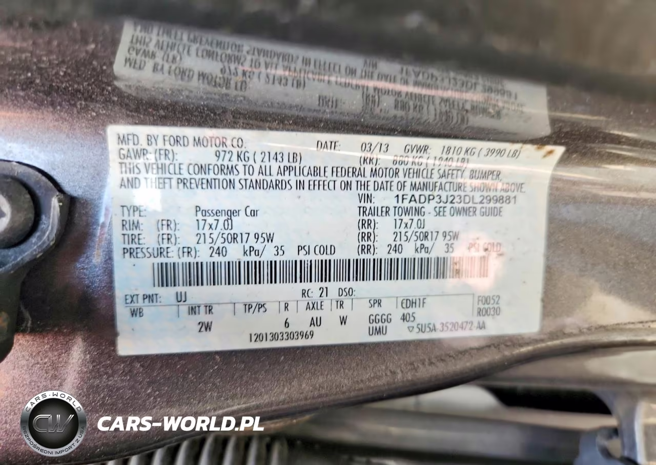 2013 Ford Focus Titanium VIN:1FADP3J23DL299881 - 12