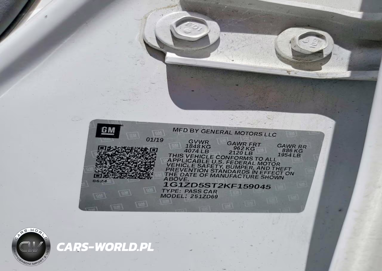 2019 Chevrolet Malibu Lt VIN:1G1ZD5ST2KF159045 - 12