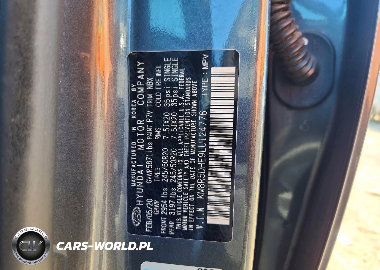 2020 Hyundai Palisade Limited VIN:KM8R5DHE9LU124776 - 13