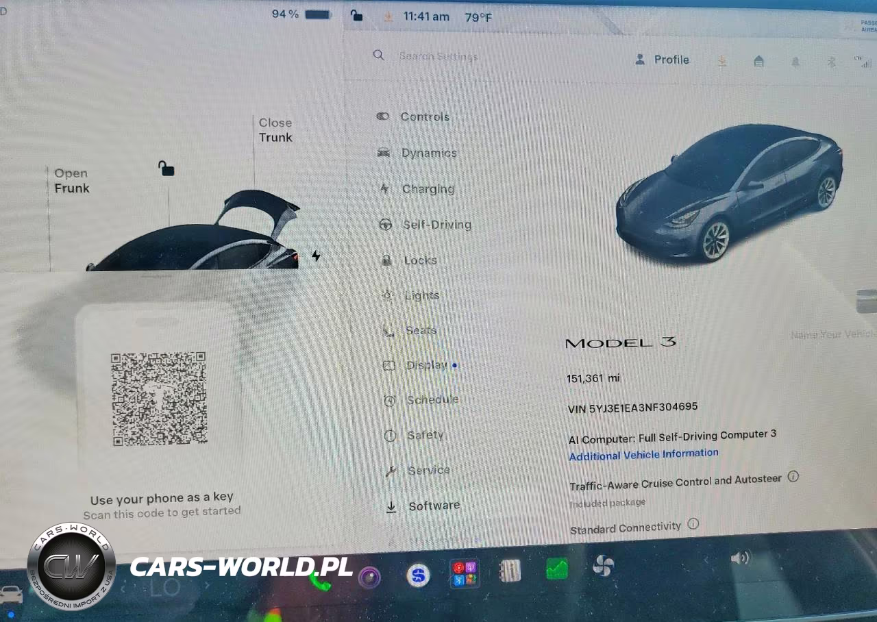 2022 Tesla Model 3 VIN:5YJ3E1EA3NF304695 - 9