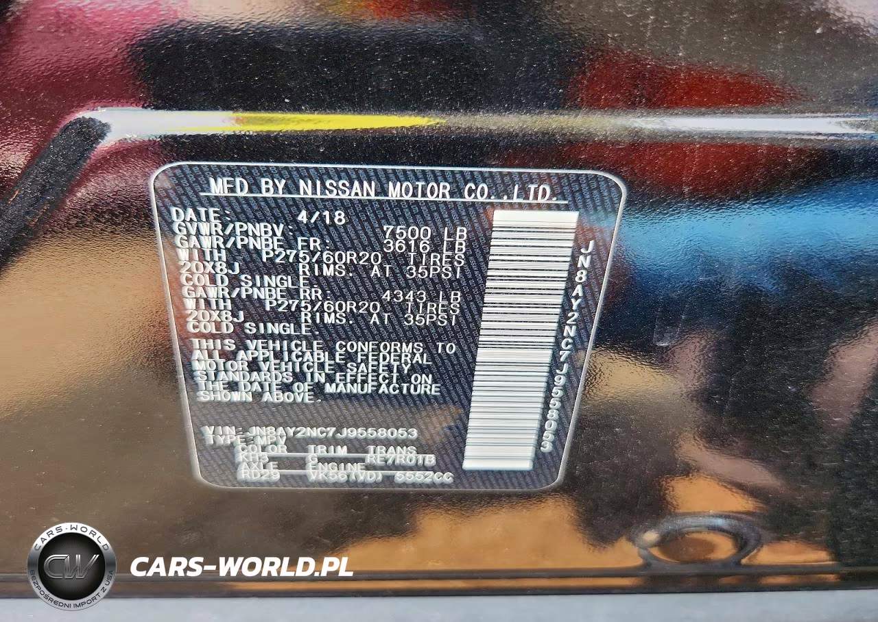 2018 Nissan Armada Sl VIN:JN8AY2NC7J9558053 - 13