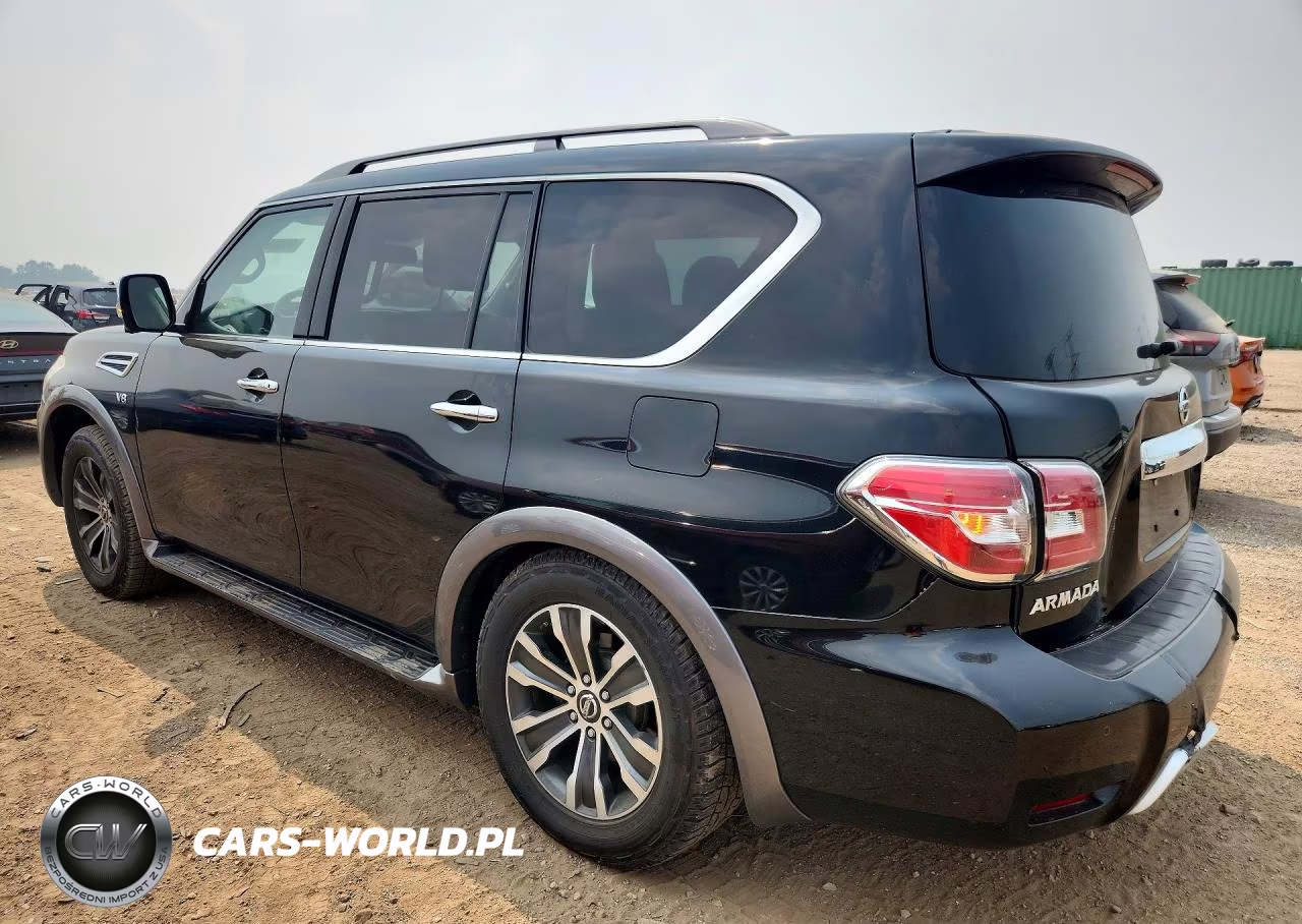 2018 Nissan Armada Sl VIN:JN8AY2NC7J9558053 - 2