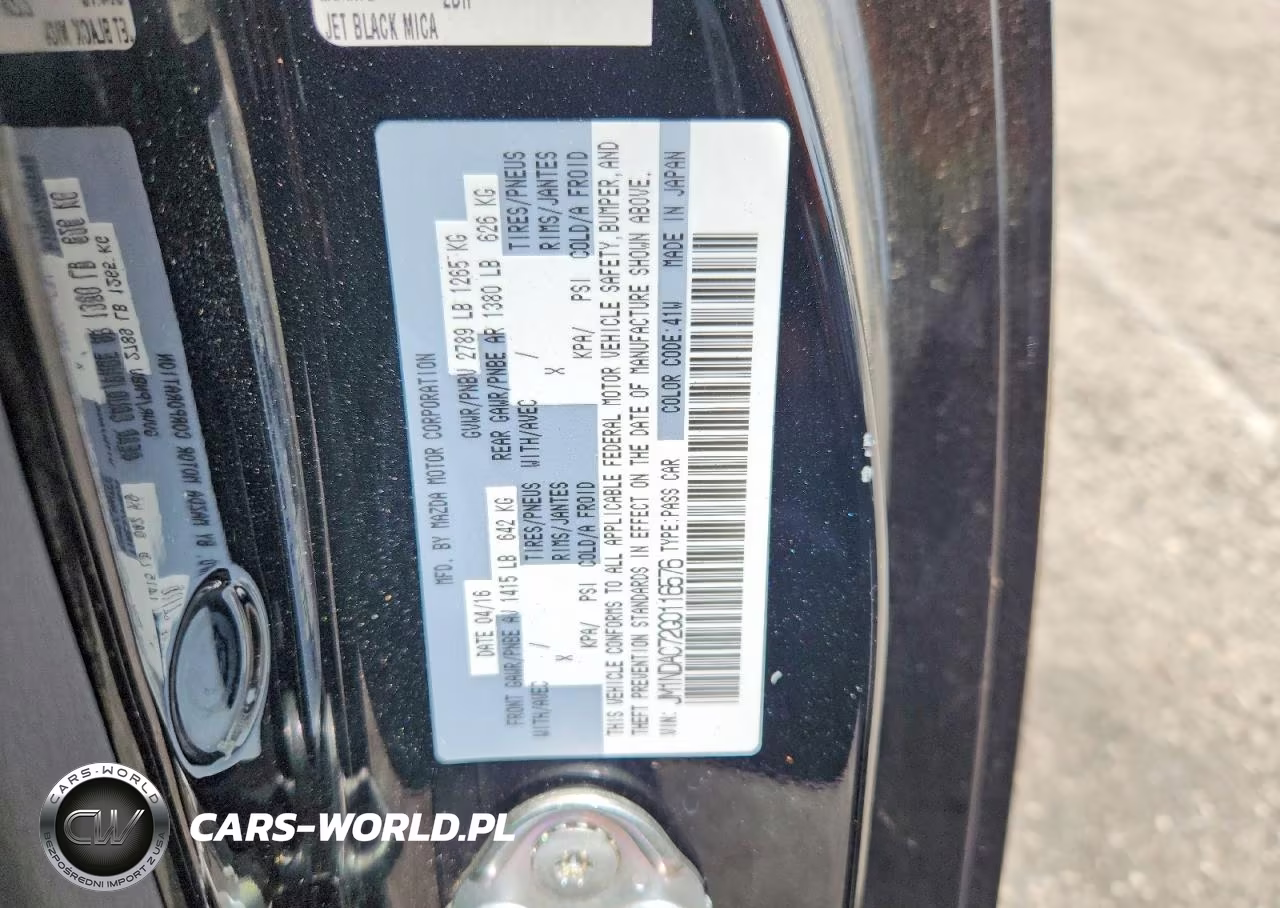 2016 Mazda Mx-5 Miata Club VIN:JM1NDAC72G0116576 - 12