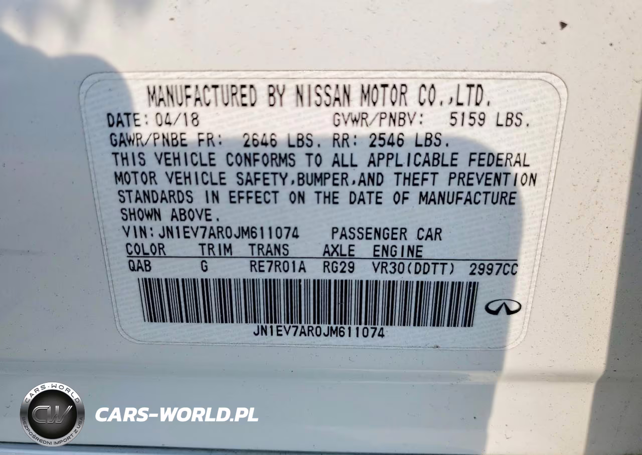 2018 Infiniti Q50 3.0T Luxe VIN:JN1EV7AR0JM611074 - 12