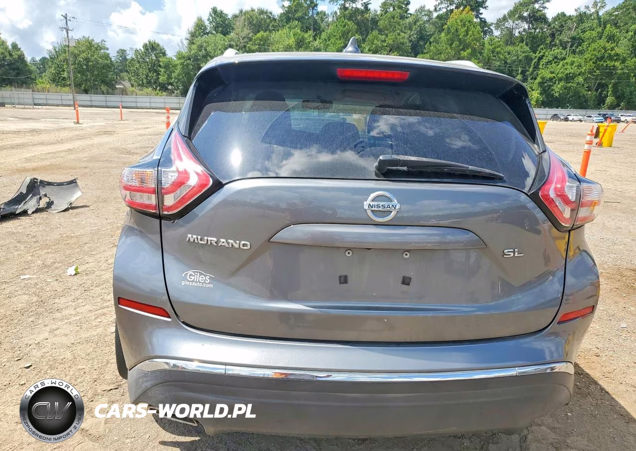 2018 Nissan Murano Sl VIN:5N1AZ2MG6JN107843 - 6