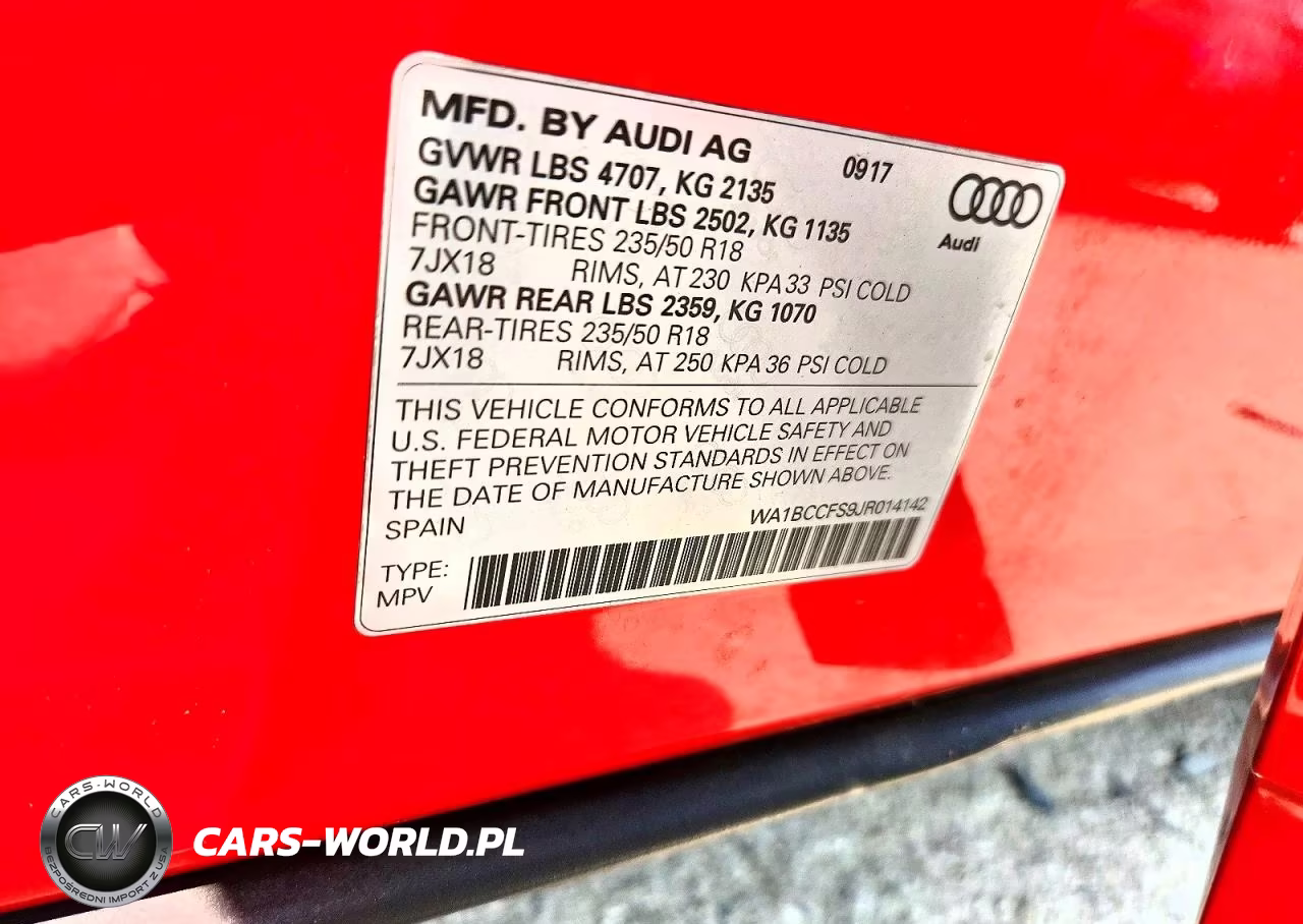 2018 Audi Q3 Premium VIN:WA1BCCFS9JR014142 - 12