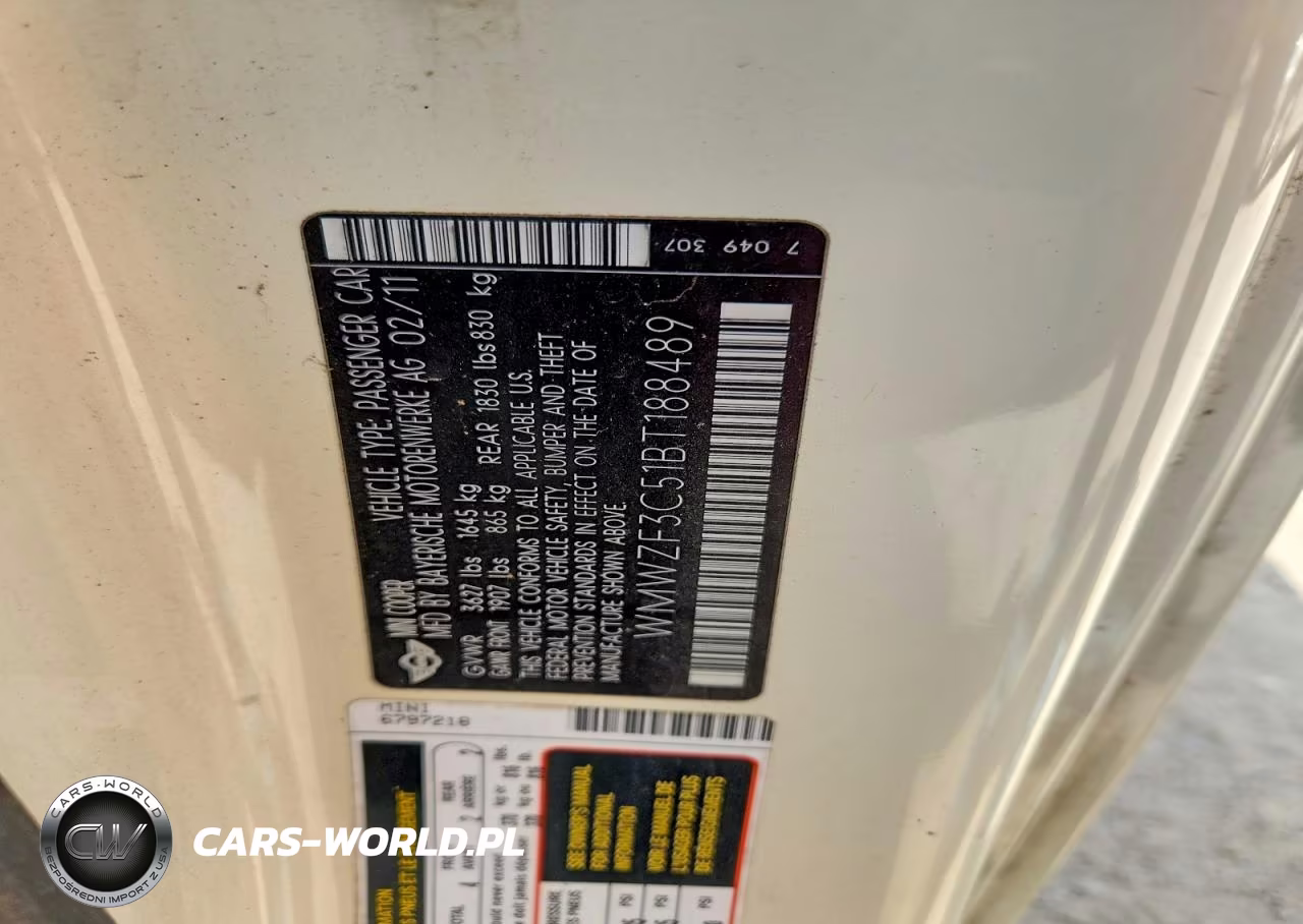 2011 Mini Cooper Clubman 2D VIN:WMWZF3C51BT188489 - 13