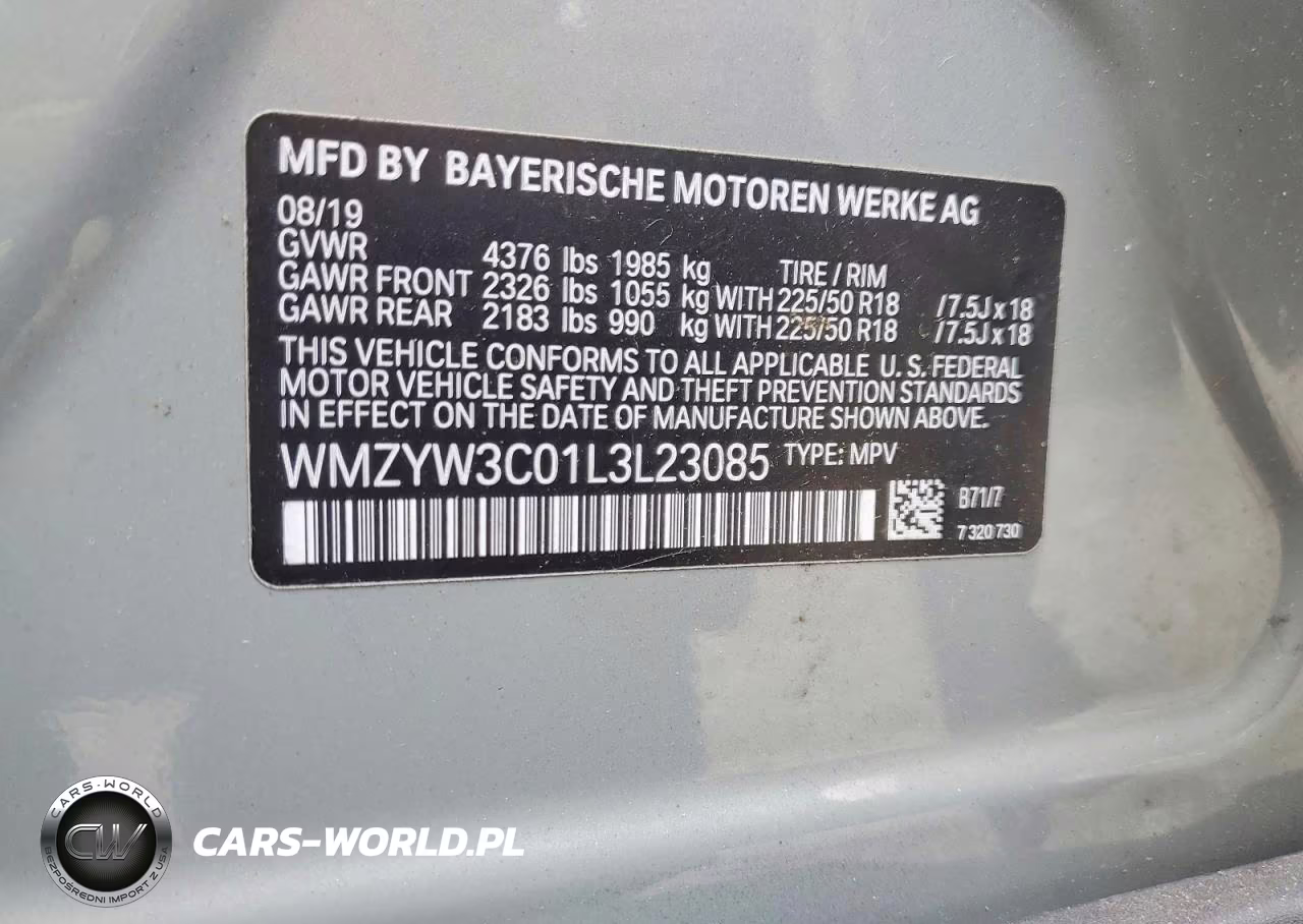 2020 Mini Cooper Countryman VIN:WMZYW3C01L3L23085 - 12