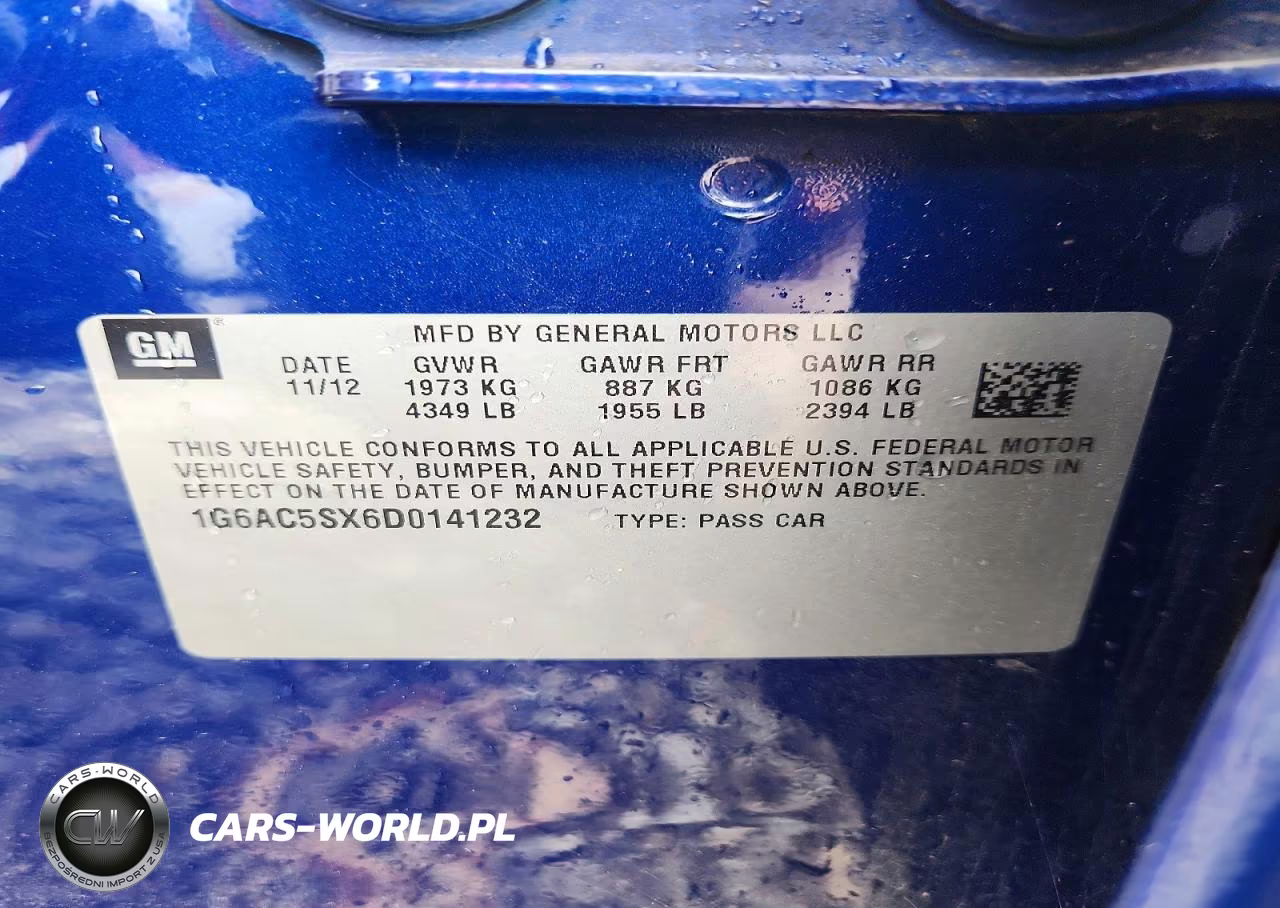 2013 Cadillac Ats Performance VIN:1G6AC5SX6D0141232 - 13