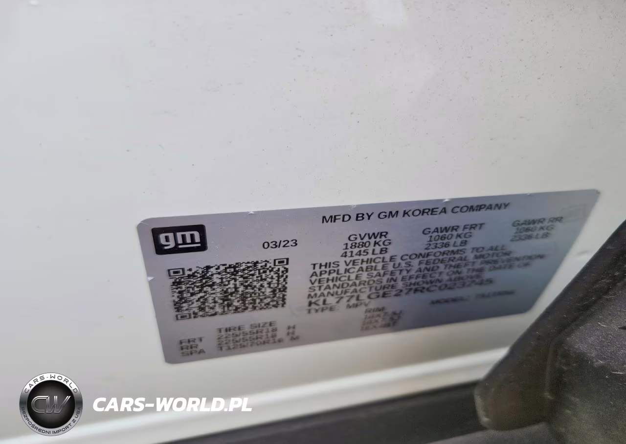 2024 Chevrolet Trax 1Rs VIN:KL77LGE27RC023745 - 13