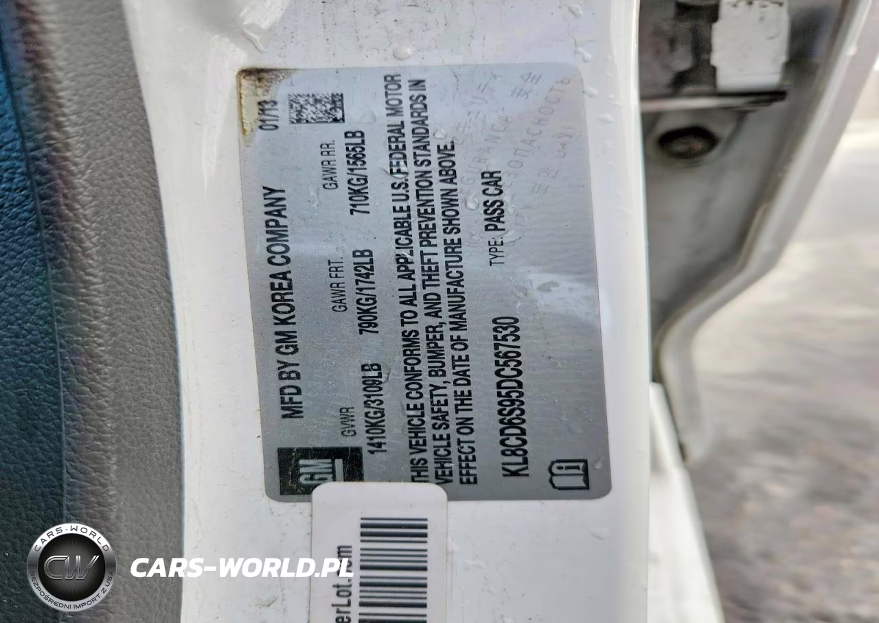 2013 Chevrolet Spark VIN:KL8CD6S95DC567530 - 12