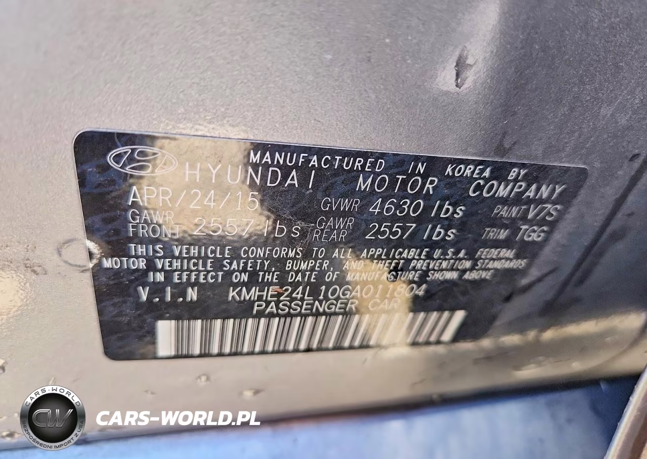 2016 Hyundai Sonata Hybrid Se VIN:KMHE24L10GA011804 - 12