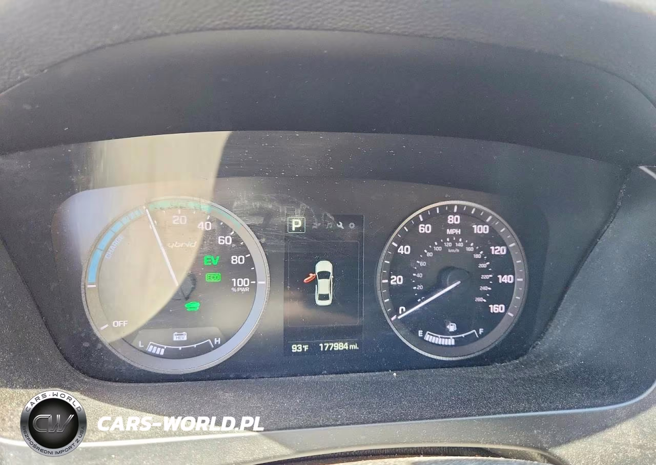 2016 Hyundai Sonata Hybrid Se VIN:KMHE24L10GA011804 - 9
