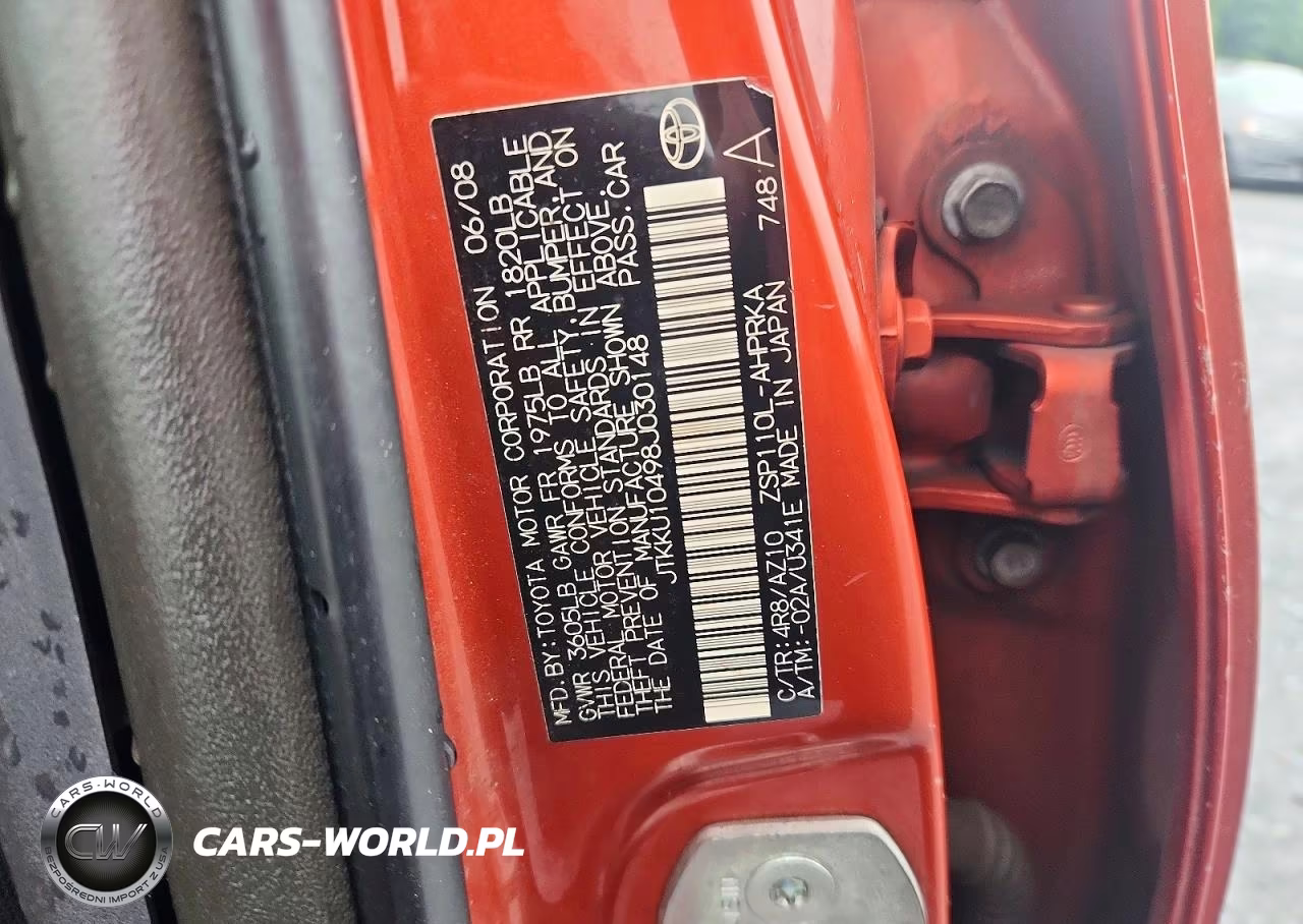 2008 Scion Xd Base VIN:JTKKU10498J030148 - 12