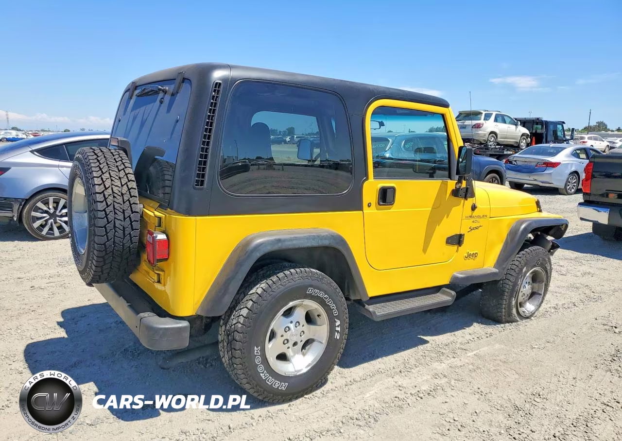 2001 Jeep Wrangler - Tj Sport VIN:1J4FA49S51P315902 - 3