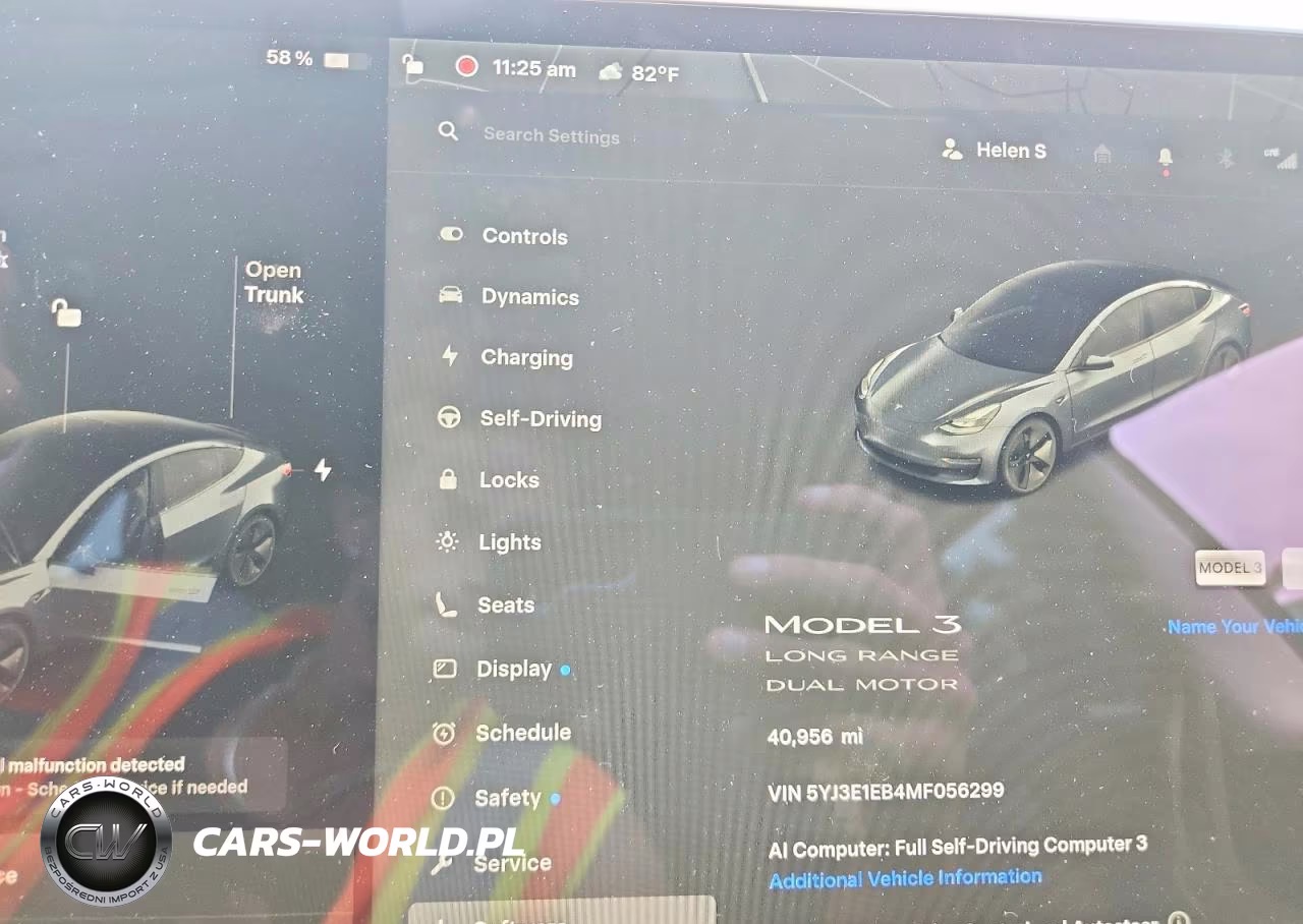 2021 Tesla Model 3 VIN:5YJ3E1EB4MF056299 - 9