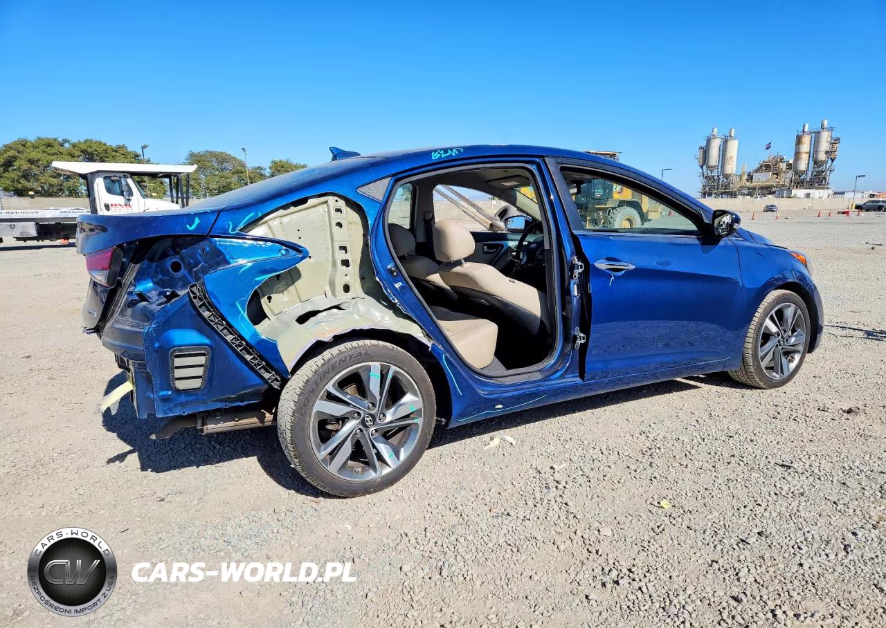 2015 Hyundai Elantra Limited VIN:KMHDH4AEXFU425198 - 3