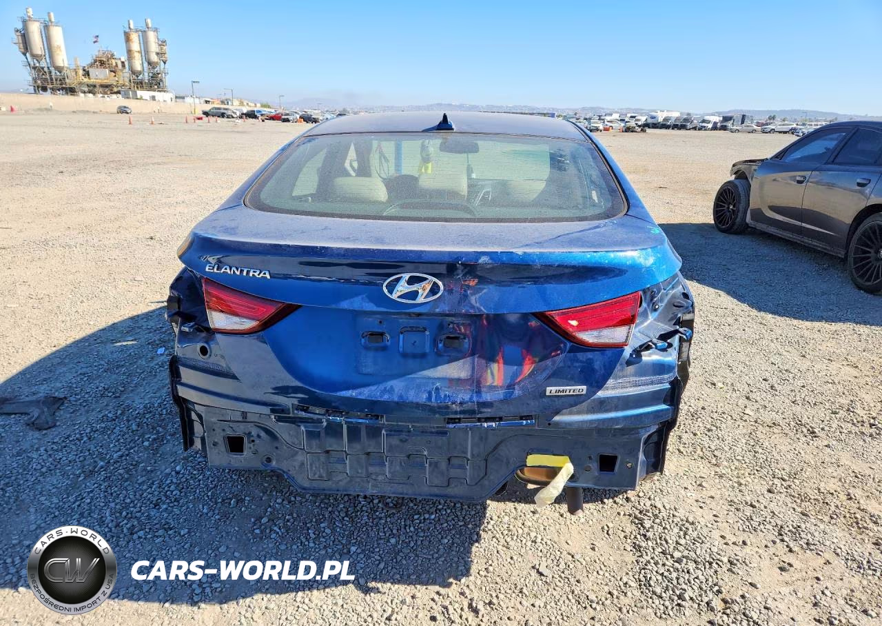 2015 Hyundai Elantra Limited VIN:KMHDH4AEXFU425198 - 6
