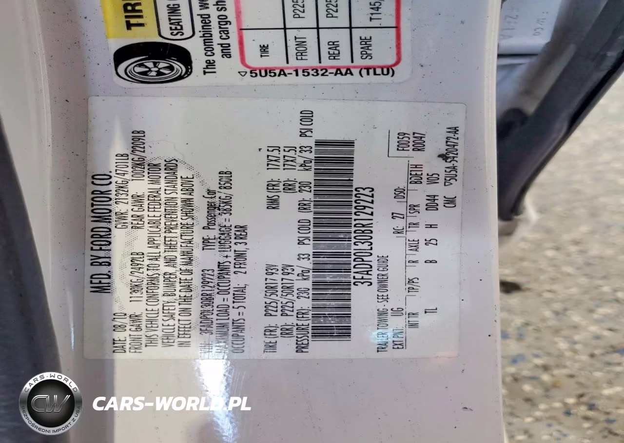 2011 Ford Fusion Hybrid VIN:3FADP0L30BR129223 - 12