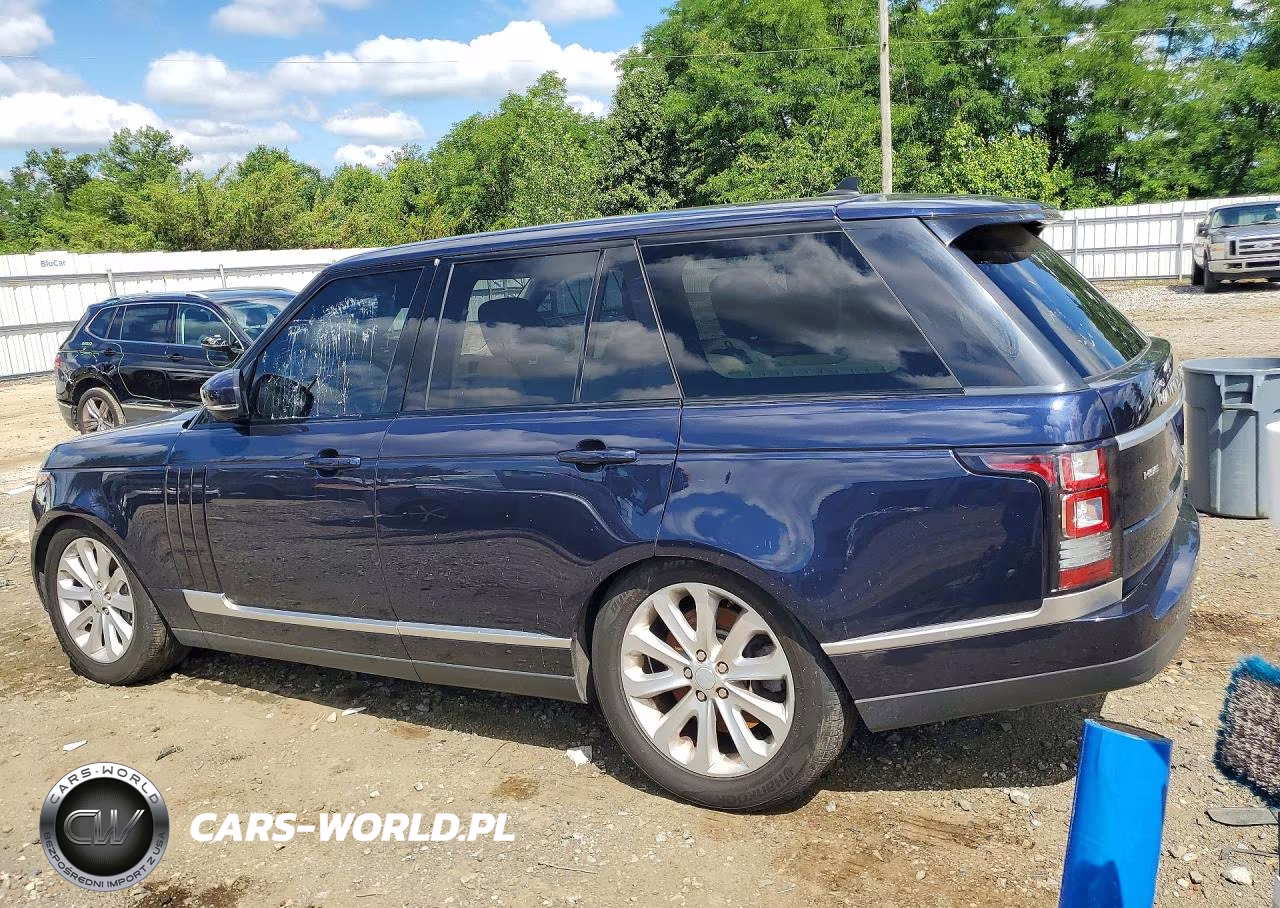2016 Land Rover Range Rover Hse VIN:SALGS2VF6GA269649 - 2