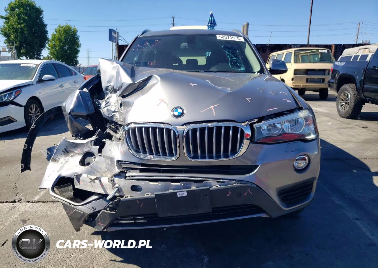 2017 BMW X3 Sdrive28I VIN:5UXWZ7C38H0X41697 - 5