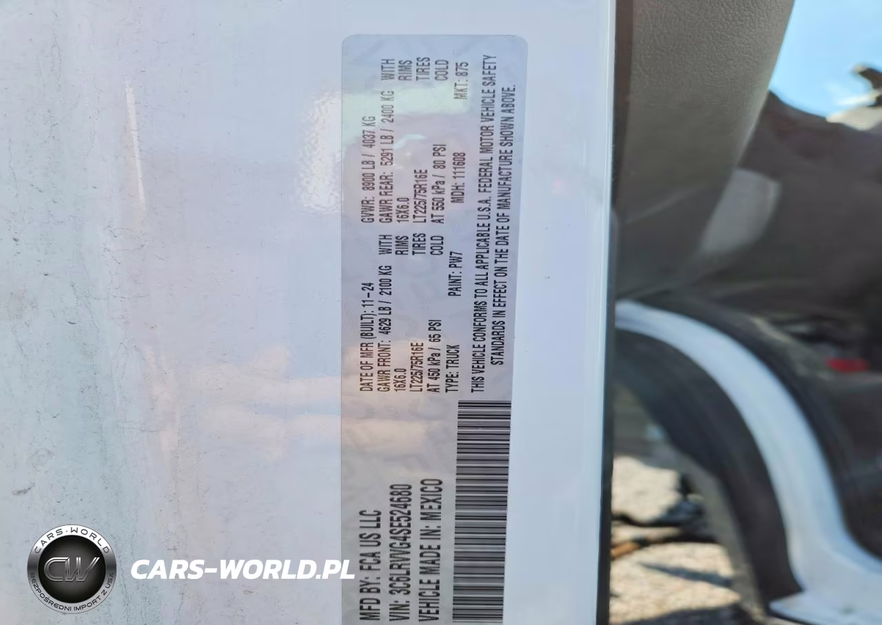 2025 Ram Promaster 2500 Delivery Van VIN:3C6LRVVG4SE524680 - 13
