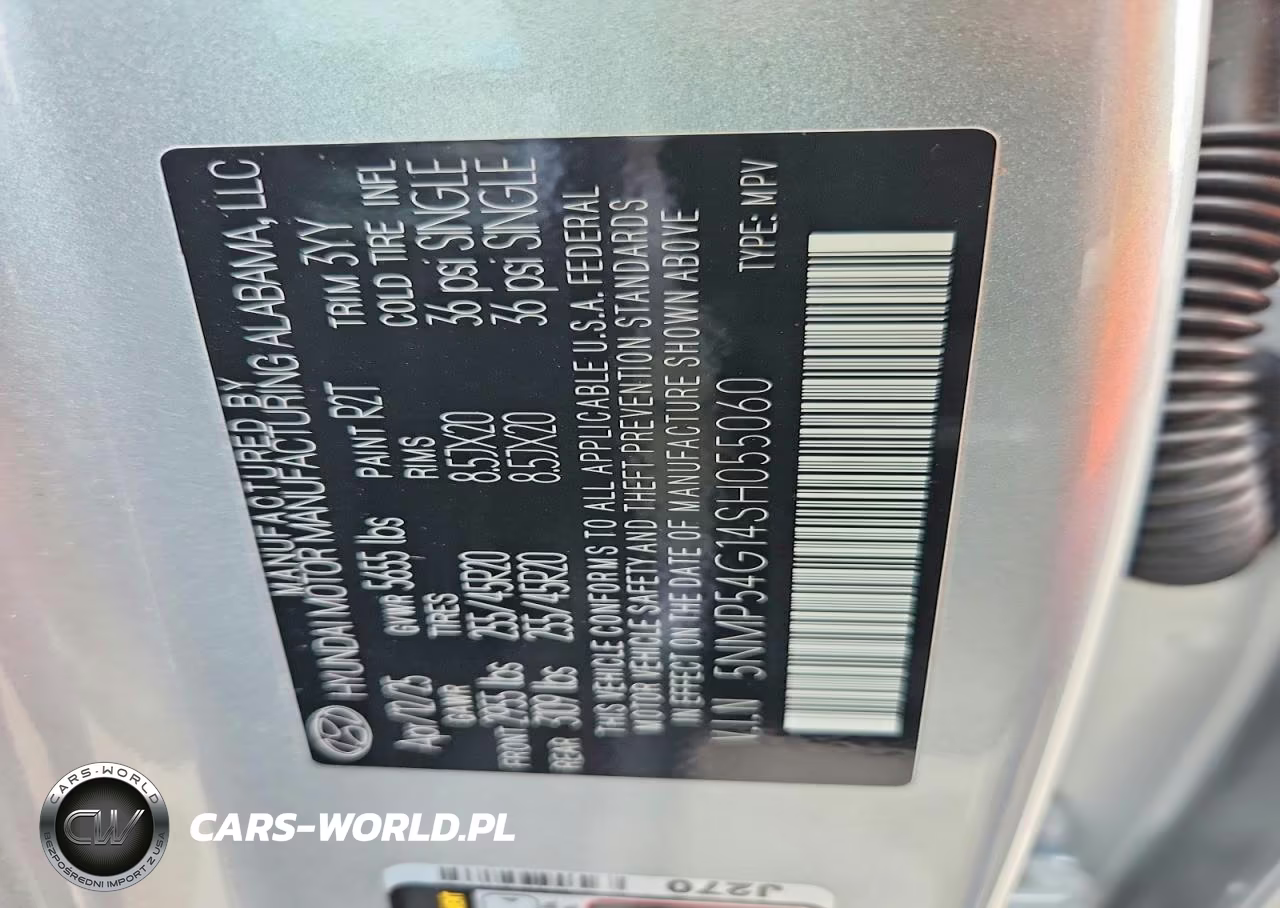 2025 Hyundai Santa Fe Calligraphy VIN:5NMP54G14SH055060 - 14