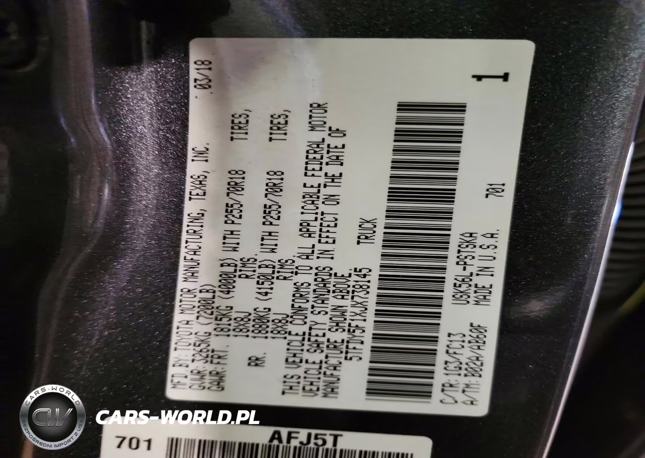 2018 Toyota Tundra Crewmax Sr5 VIN:5TFDY5F1XJX738145 - 12