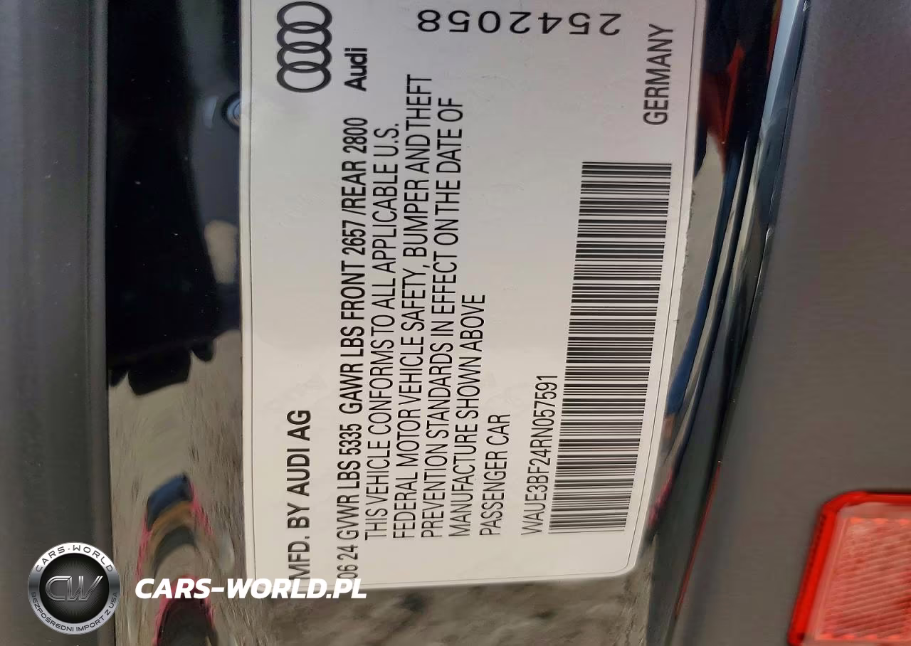 2024 Audi A6 Premium Plus VIN:WAUE3BF24RN057591 - 12