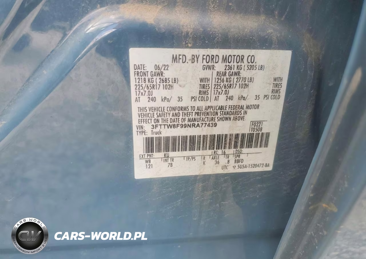 2022 Ford Maverick Xl VIN:3FTTW8F99NRA77439 - 13
