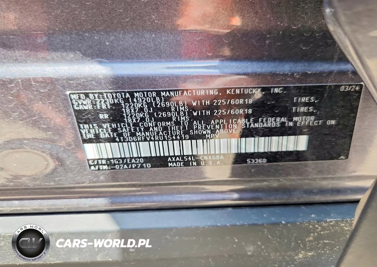 2024 Toyota Rav4 Limited VIN:4T3D6RFV4RU154419 - 13