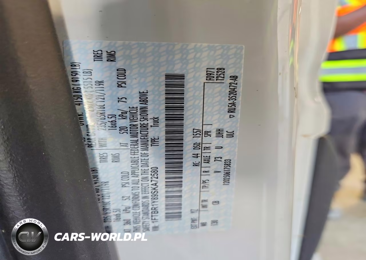 2025 Ford Transit 250 Delivery Van VIN:1FTBR1Y89SKA72580 - 12