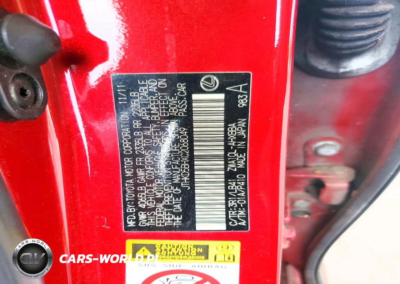 2012 Lexus Ct 200 VIN:JTHKD5BHXC2068049 - 12