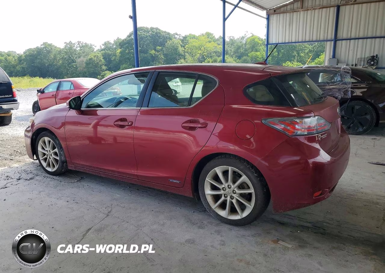2012 Lexus Ct 200 VIN:JTHKD5BHXC2068049 - 2
