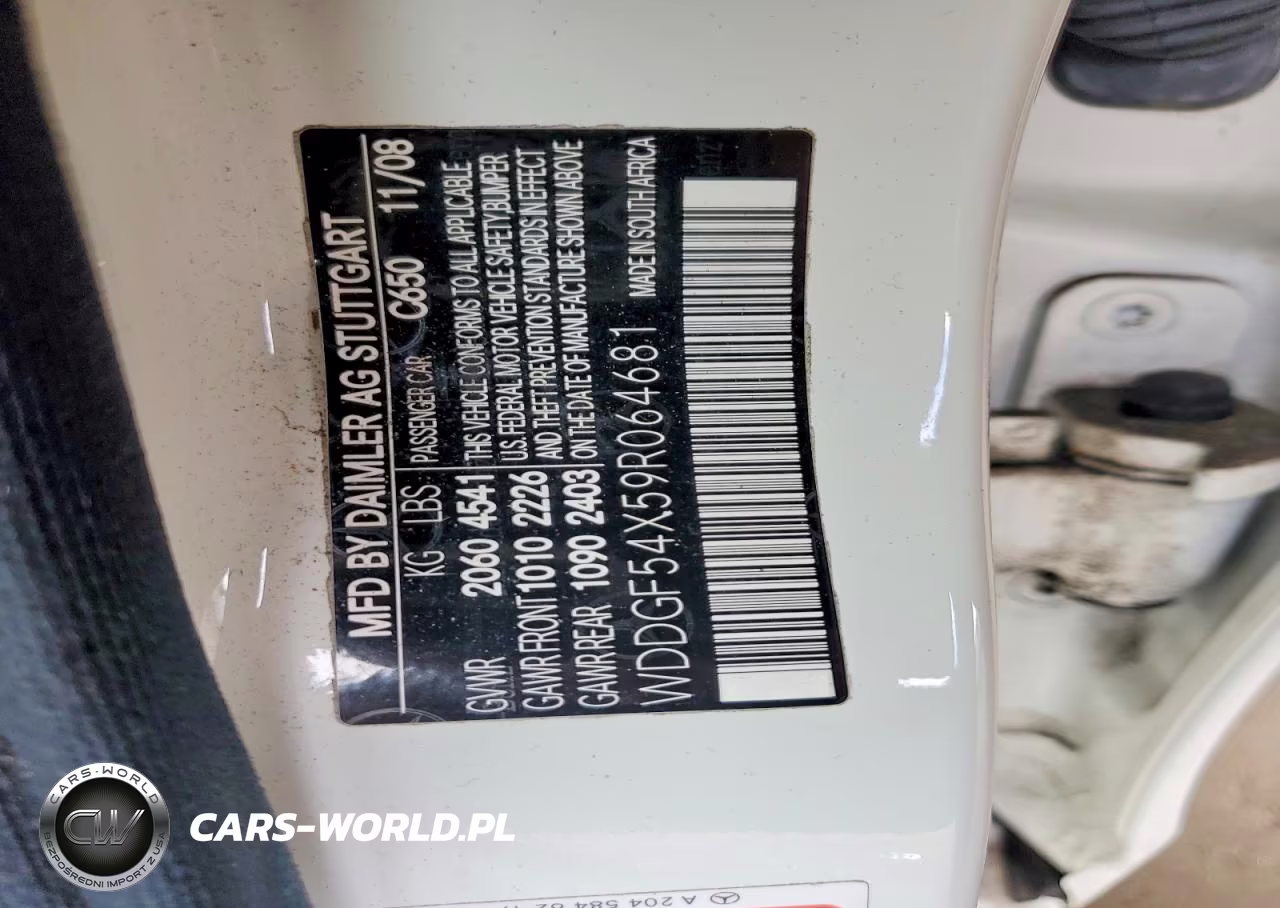 2009 Mercedes-Benz C 300 VIN:WDDGF54X59R064681 - 13