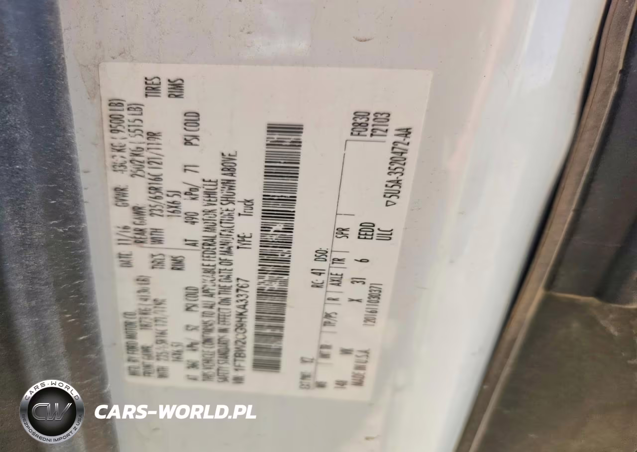 2017 Ford Transit VIN:1FTBW2CG9HKA33767 - 12