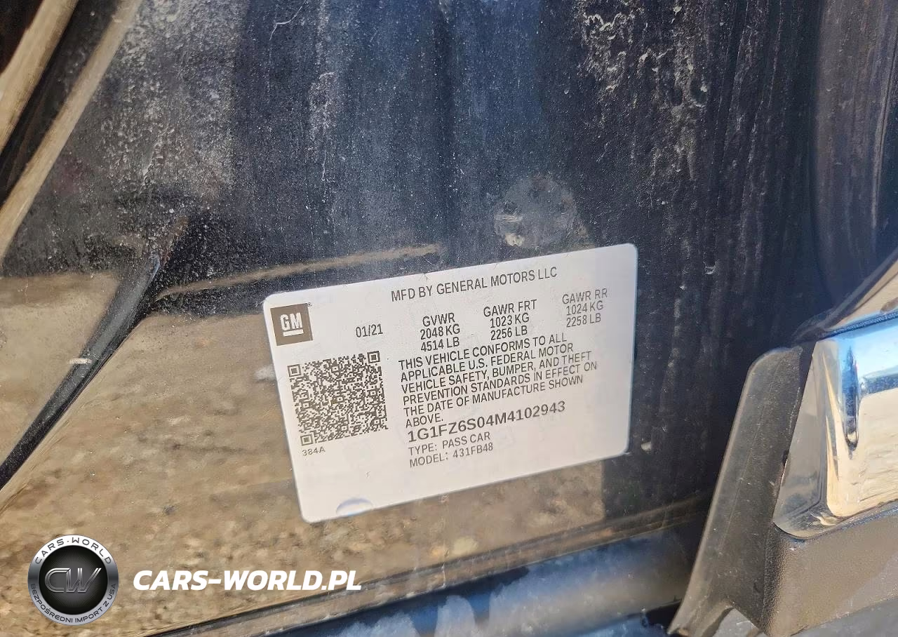 2021 Chevrolet Bolt Ev Premier VIN:1G1FZ6S04M4102943 - 12