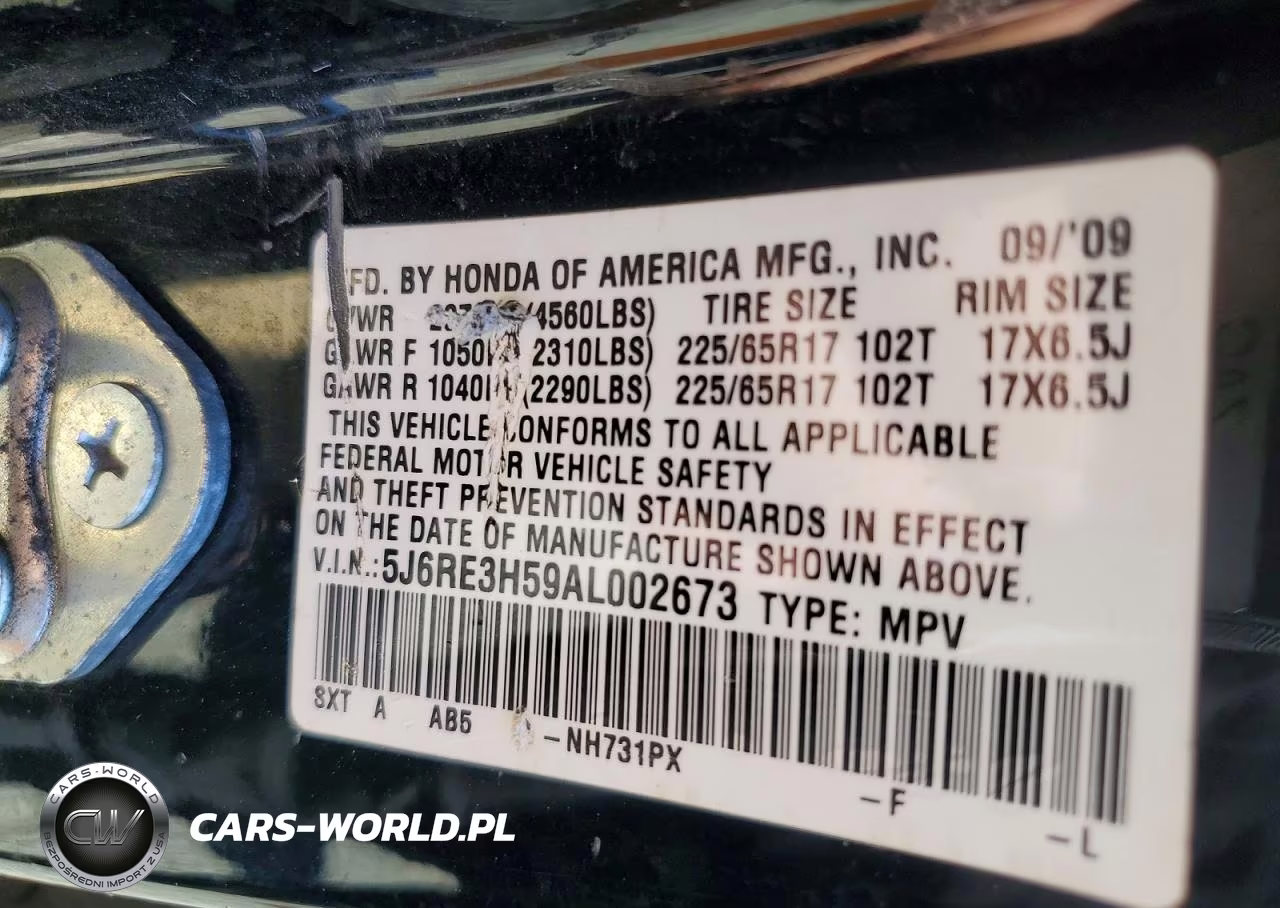 2010 Honda Cr-V Ex VIN:5J6RE3H59AL002673 - 13