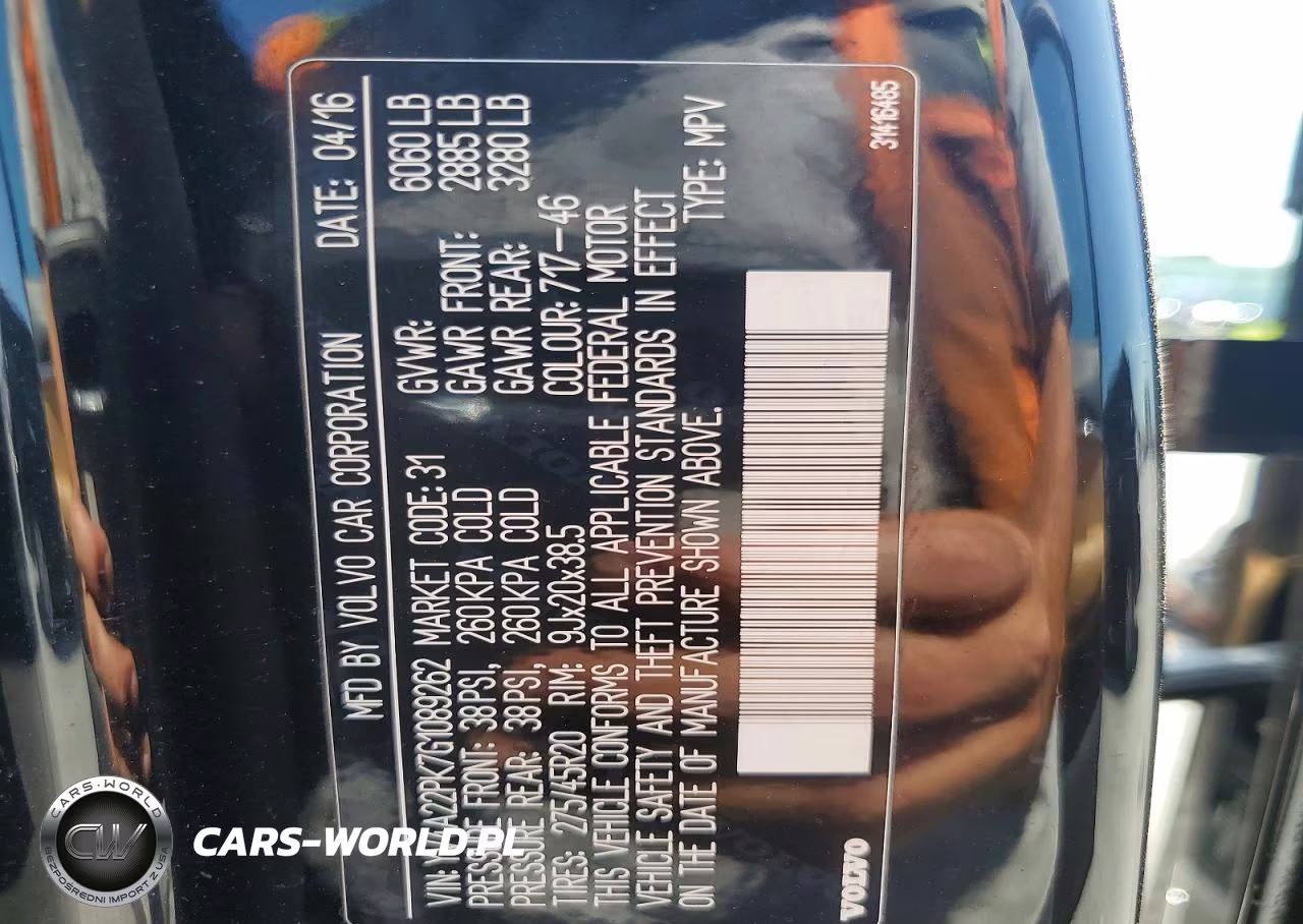 2016 Volvo Xc90 T6 VIN:YV4A22PK7G1089262 - 13
