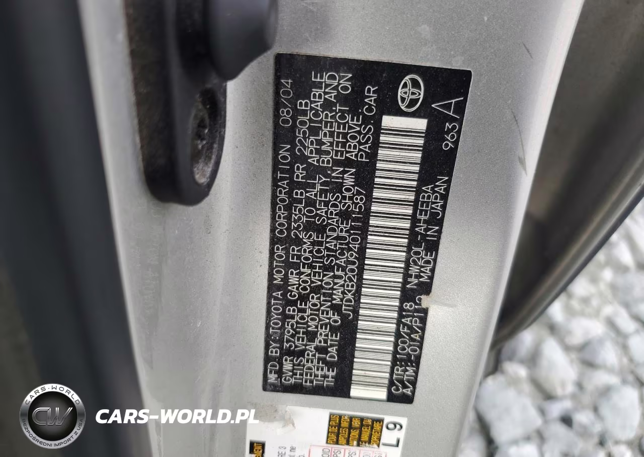 2004 Toyota Prius Base VIN:JTDKB20U940111587 - 12