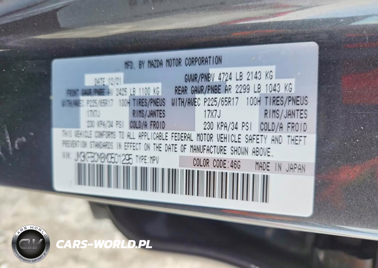 2021 Mazda Cx-5 Touring VIN:JM3KFBCM8M0501295 - 13