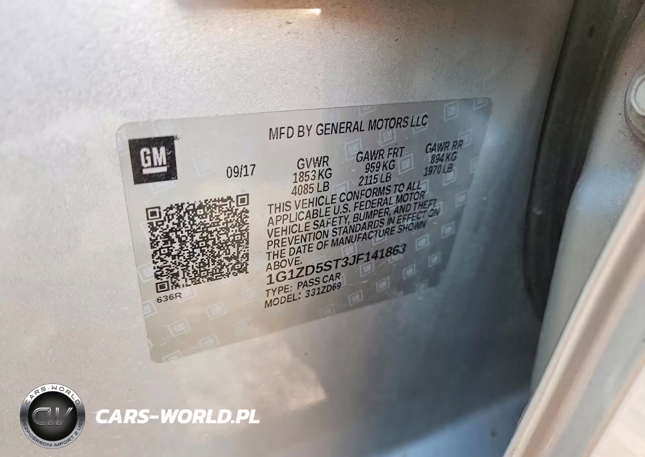 2018 Chevrolet Malibu Lt VIN:1G1ZD5ST3JF141863 - 12